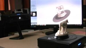 Shining 3D 3D сканер Einscan S — настольный 3D-сканер, ракурс 2