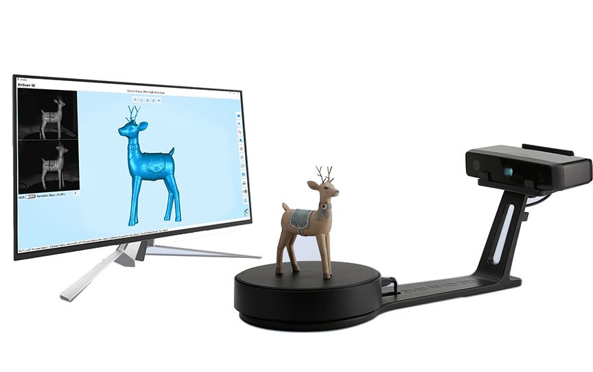 3D сканер Shining 3D Einscan SE V2 фото 6 3D сканер Shining 3D Einscan SE V2 — настольный 3D-сканер, ракурс 6
