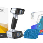 Ручной 3D сканер Shining 3D EinScan HX Red bundle — промышленный 3D-сканер, ракурс 13